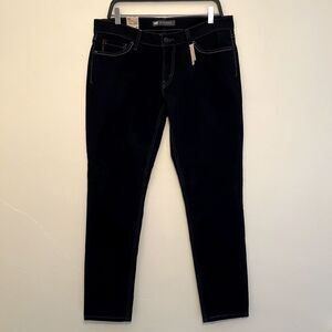 LEVIS 524 Too Superlow Slim Straight Low Rise Jeans, Black- Size 13